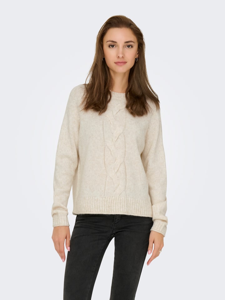 Sweter w kolorze beżowym