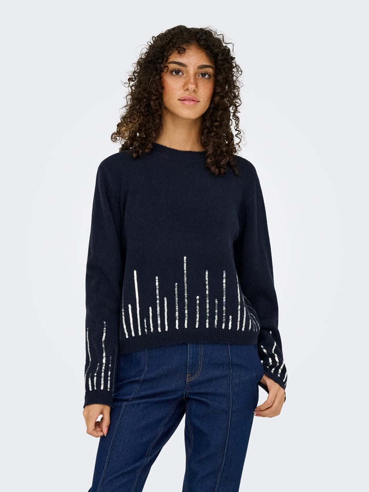 Pullover in Dunkelblau