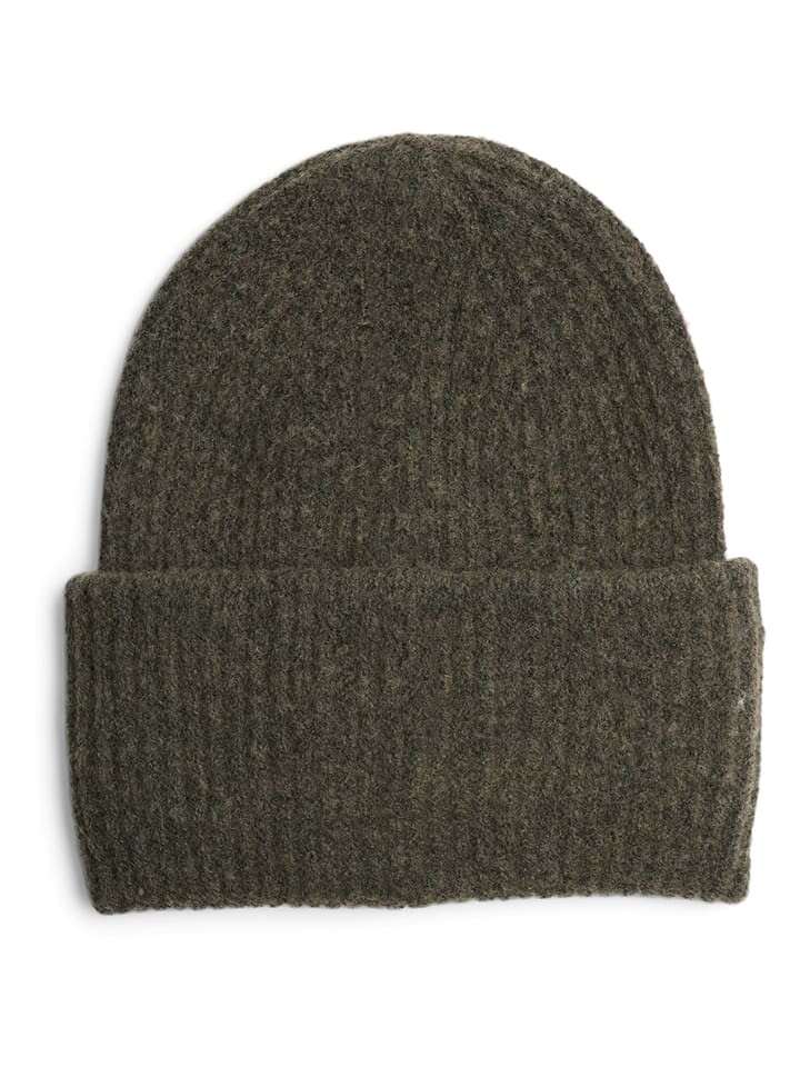 Czapka dzianinowa w kolorze khaki