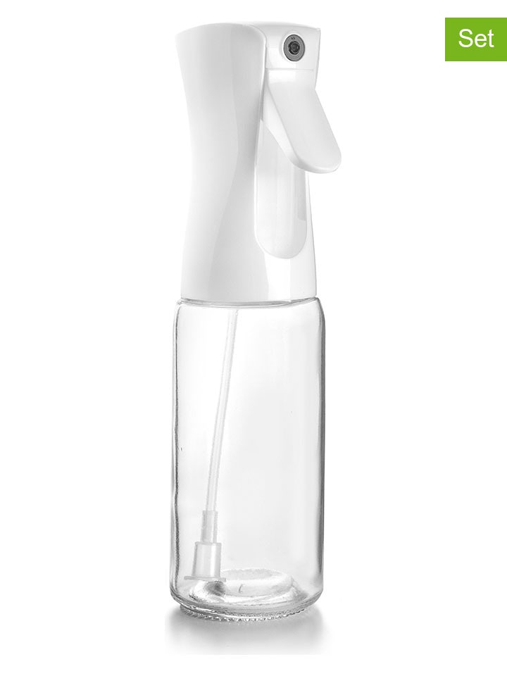 Dozowniki (2 szt.) w kolorze białym do oleju - 200 ml