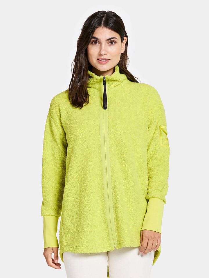 Fleece vest "Sally" geel