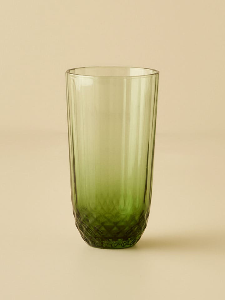 Glas "Colore" in Grün - 345 ml