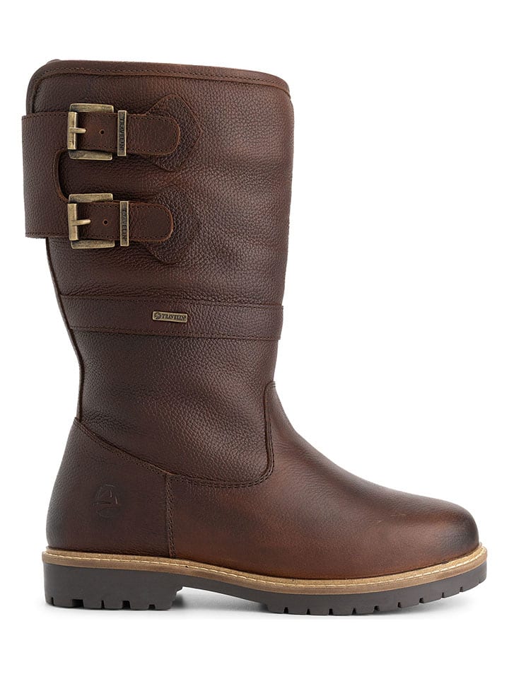 Leder-Boots "Dawson" in Braun