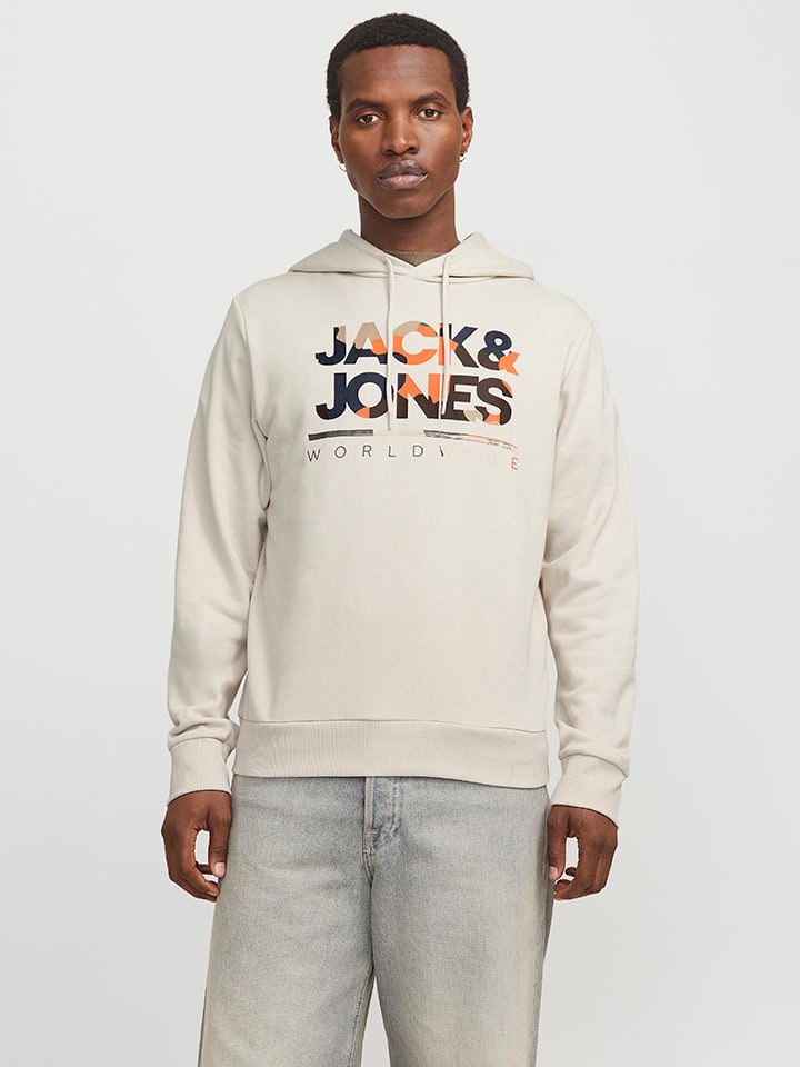 Hoodie "Luke" in Creme