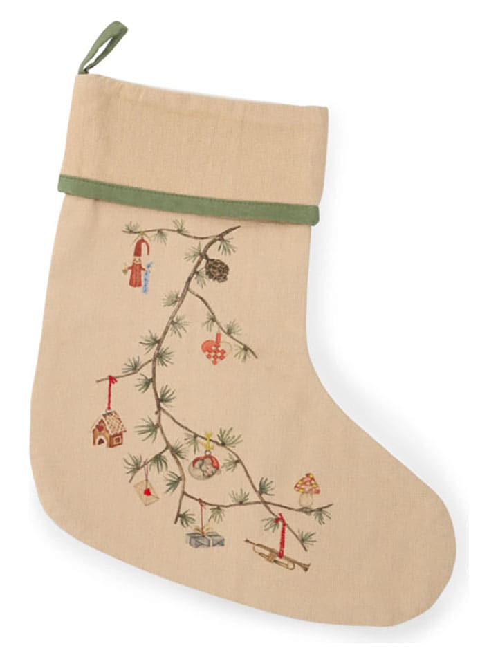 Kerstsok ''Hammershøi Christmas'' beige - (H)46 cm