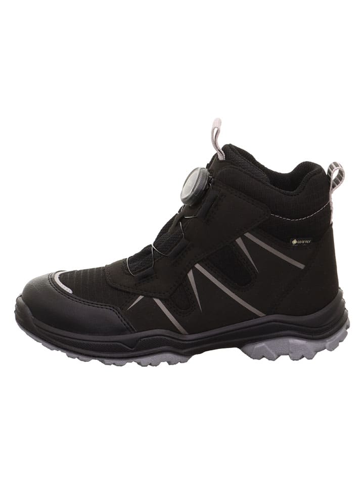 Leder-Boots "Jupiter" in Schwarz