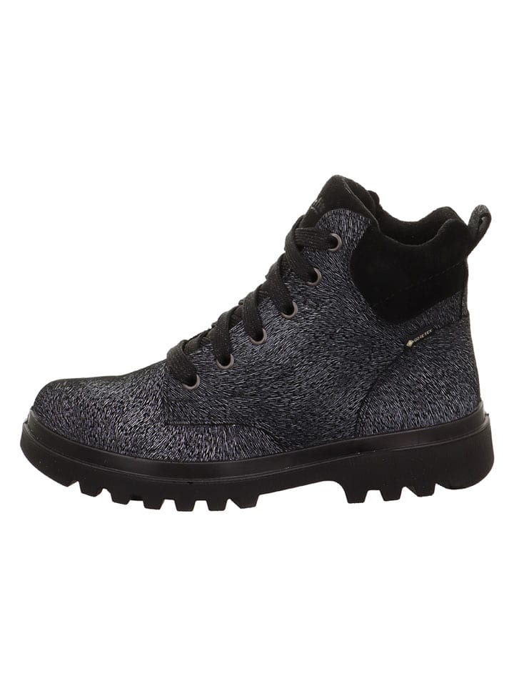 Leder-Winterboots "Abby Nova" in Anthrazit