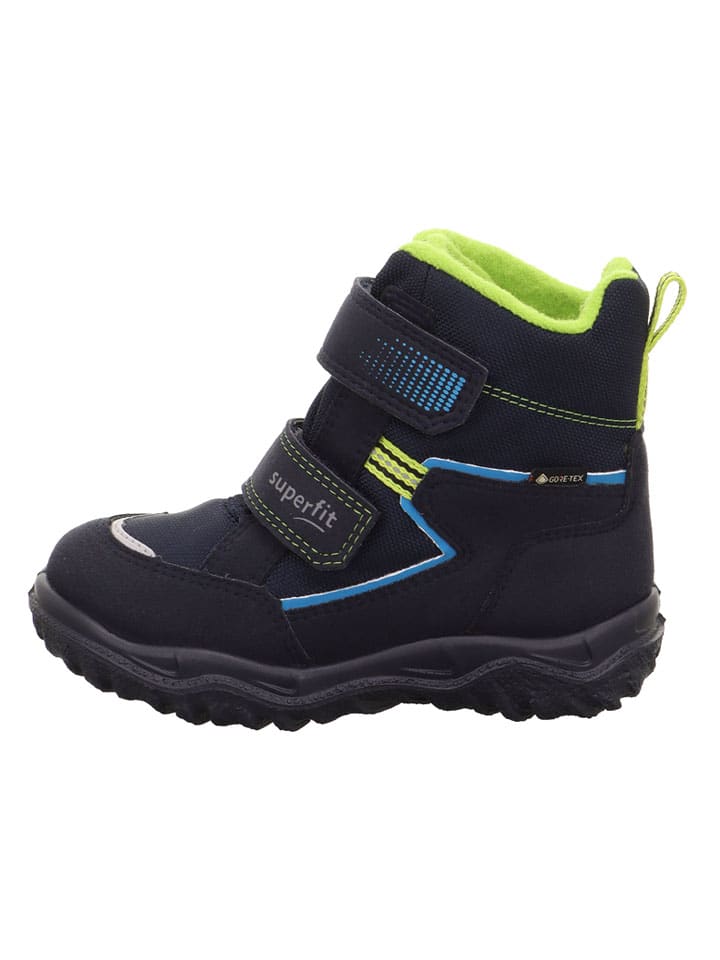 Boots "HUSKY" zwart/groen