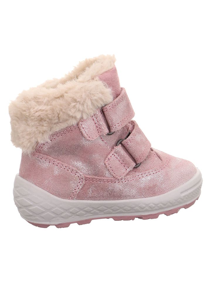 Leder-Winterboots "Groovy 2.0" in Rosa