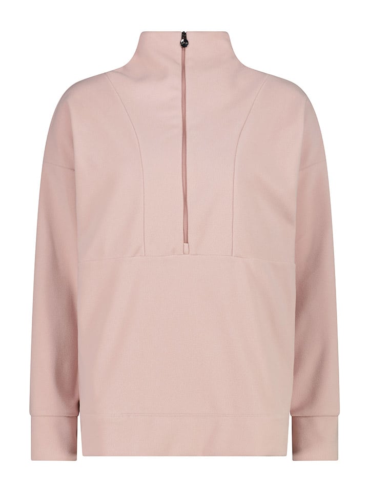 Fleece trui lichtroze