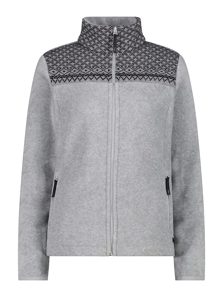 Fleecejacke in Grau