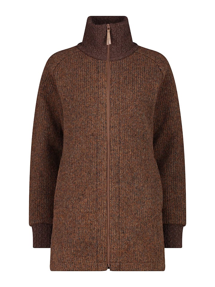 Parka w kolorze jasnobrązowym