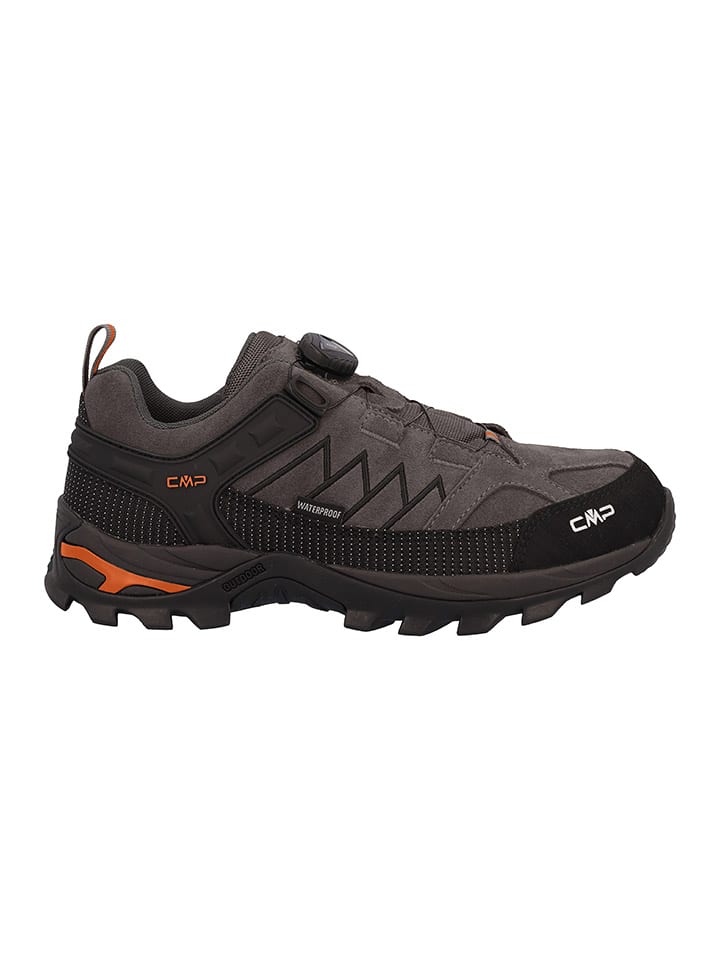 Leren trekkingschoenen "Rigel" zwart/bruin