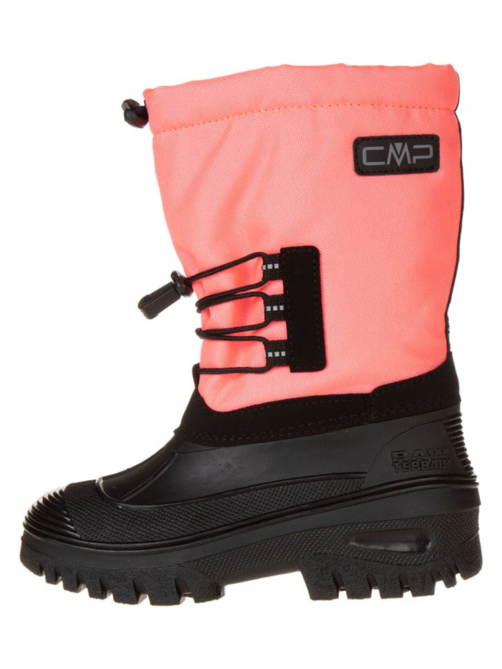 Winterstiefel in Koralle/ Schwarz