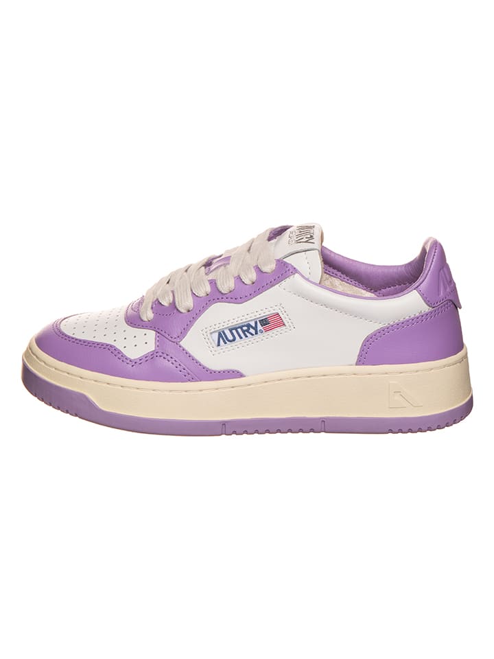 Leren sneakers "Autry" paars/wit