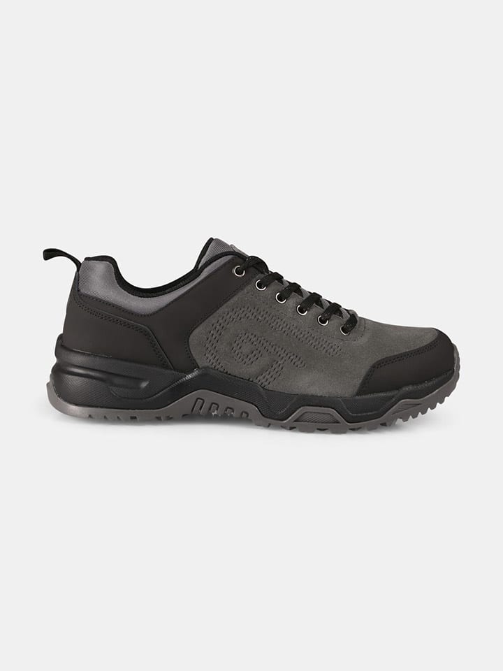 Buty trekkingowe "Solanke" w kolorze szaro-czarnym