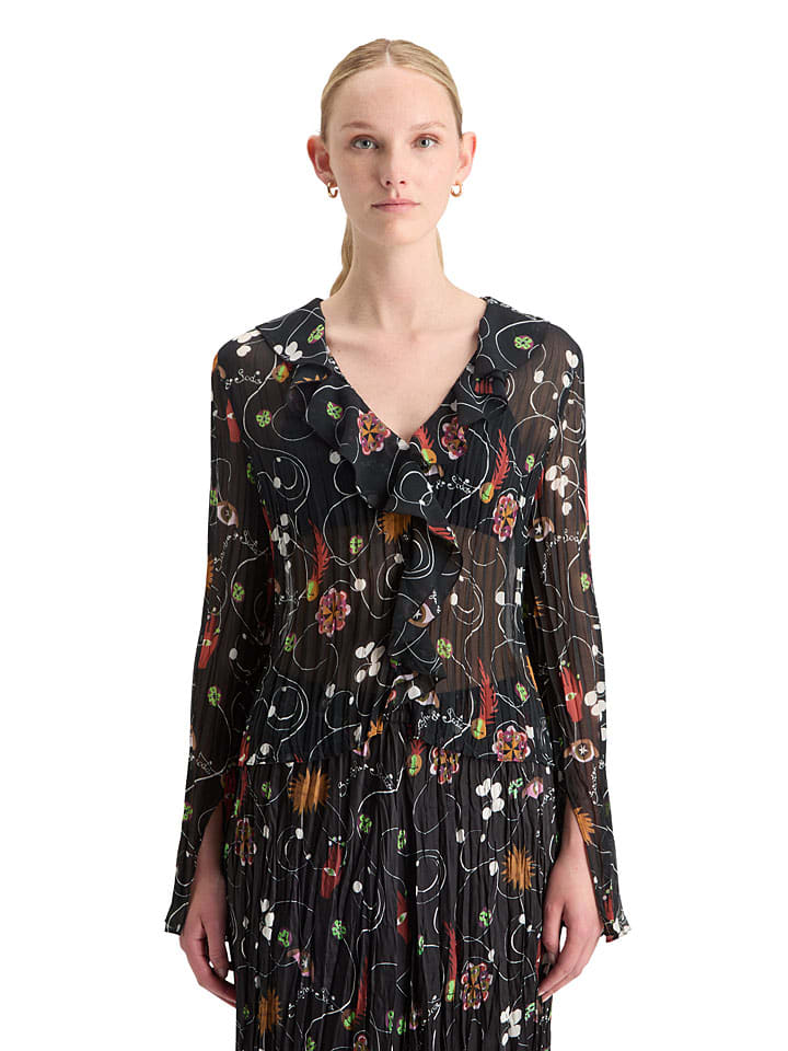 Blouse zwart