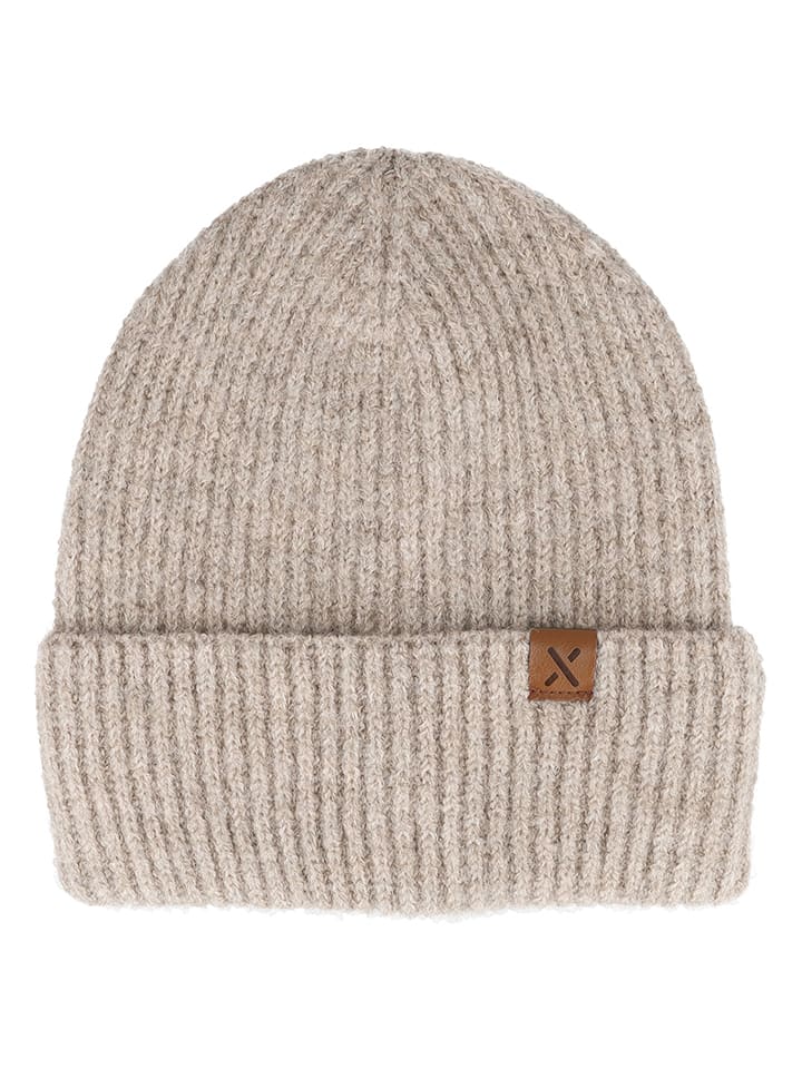 Czapka beanie w kolorze beżowym