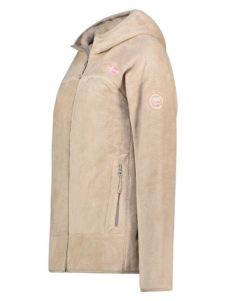Fleece vest "Upalood" beige