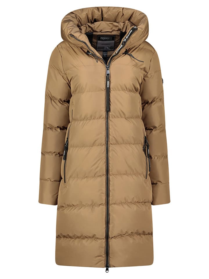 Wintermantel "April" taupe