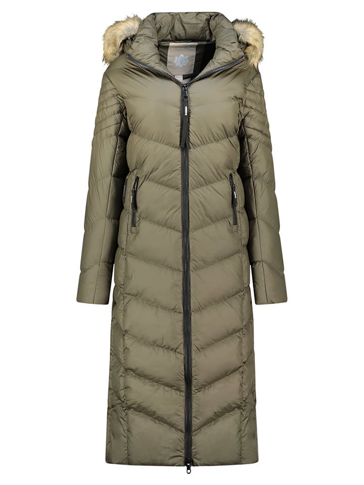 Wintermantel "Capucine" in Khaki