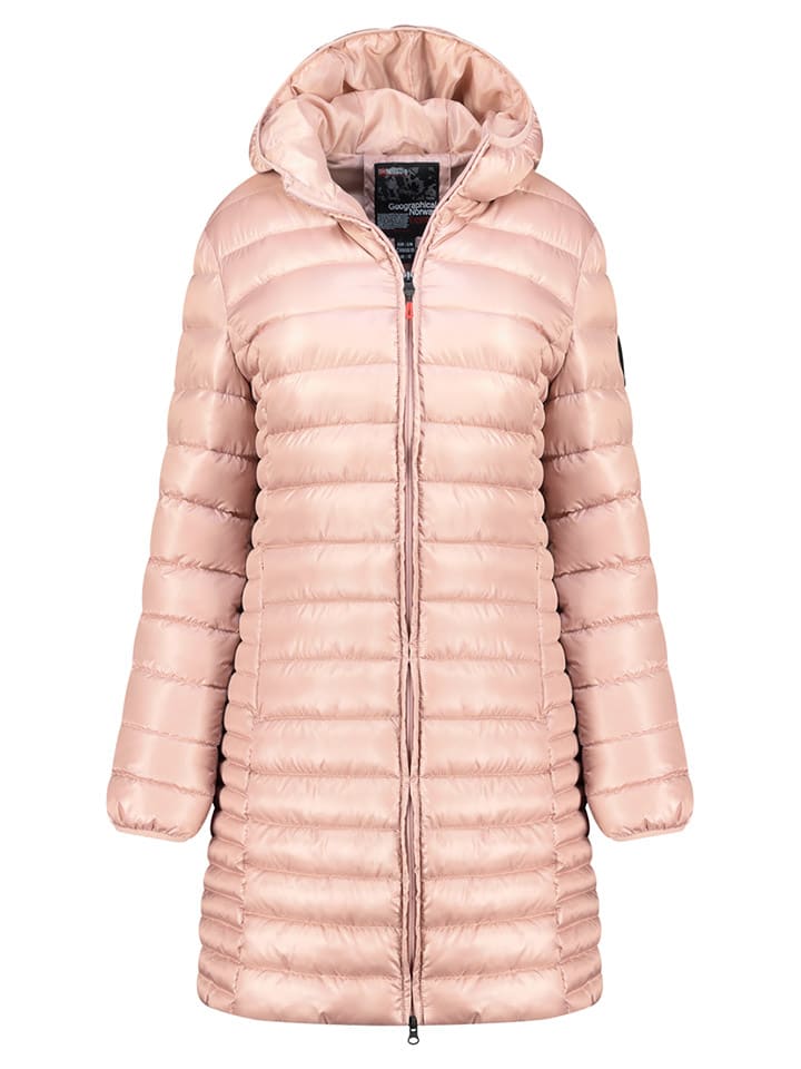 Steppmantel "Annecy" in Rosa