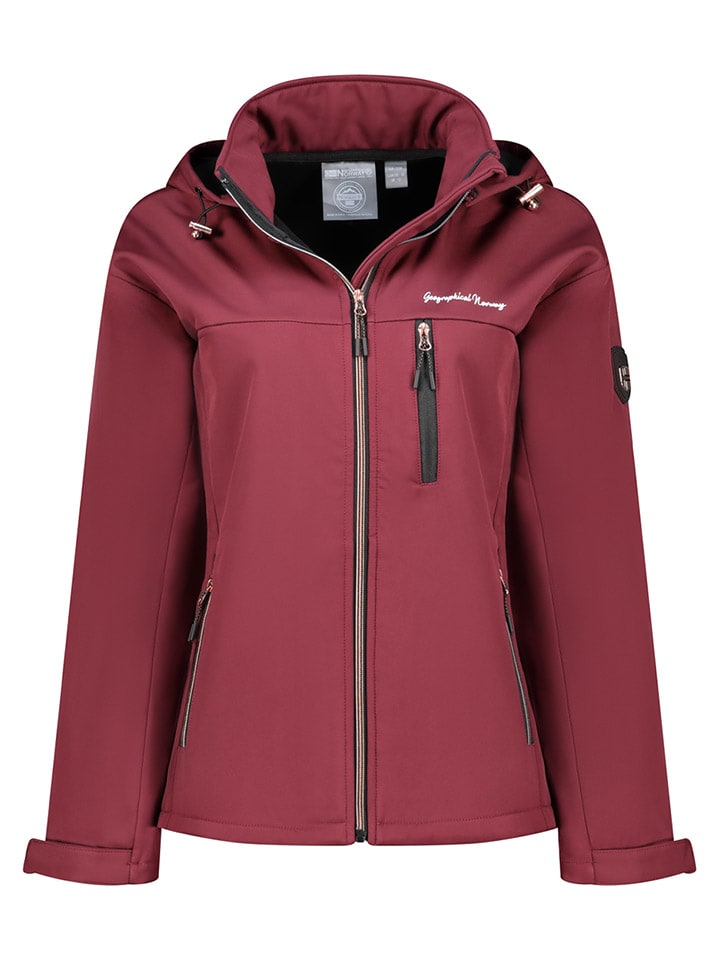 Softshelljacke "Tounia" in Bordeaux