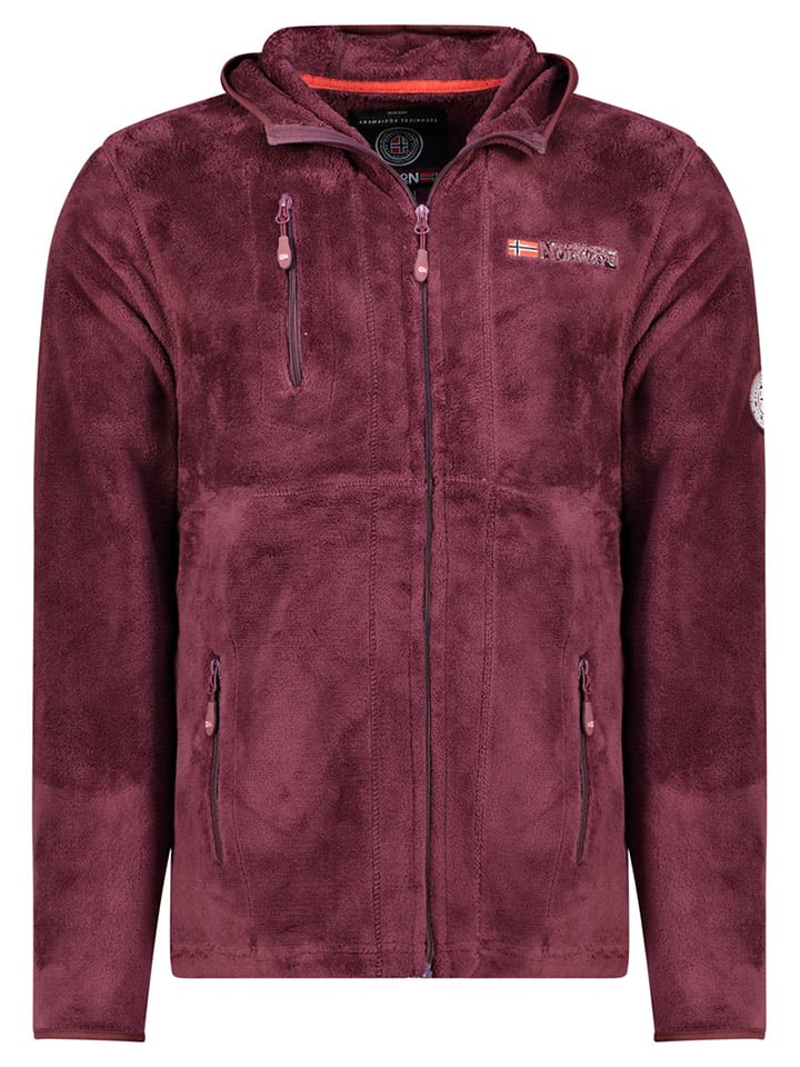 Fleecejacke "Upload" in Bordeaux