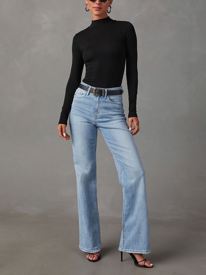 Longsleeve in Schwarz
