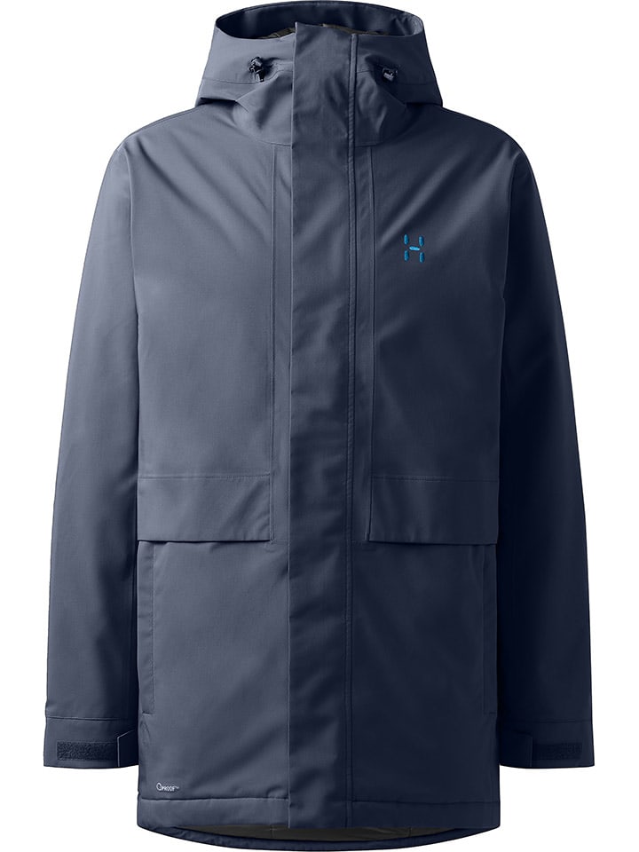 Parka funkcyjna "Salix Proof Mimic II" w kolorze granatowym