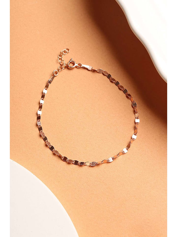 Rosévergulde armband met sierelementen