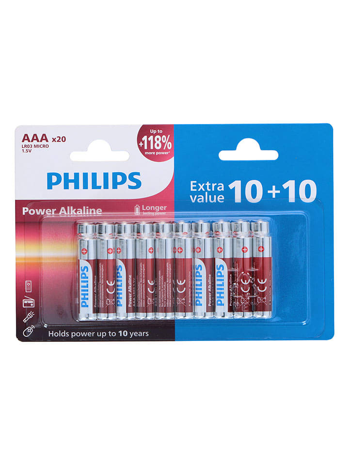 AAA-Batterien LR03 - 20 Stück