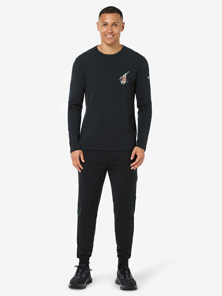 Longsleeve "Bunny Brush" zwart