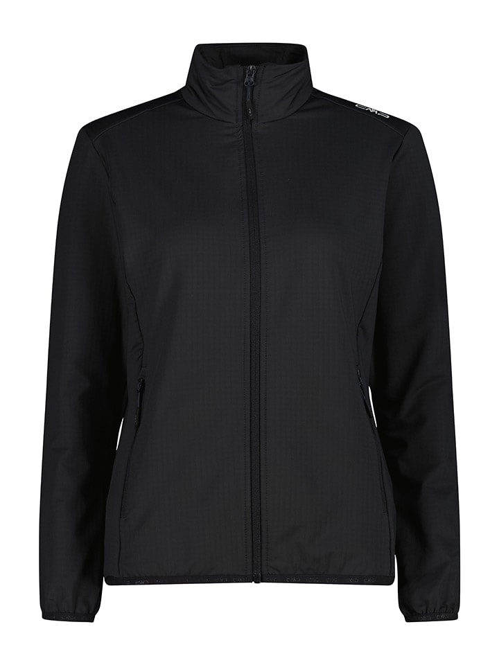 Fleecejacke in Schwarz