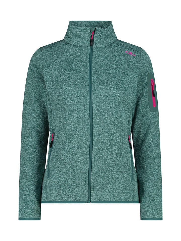Fleecejacke in Grün