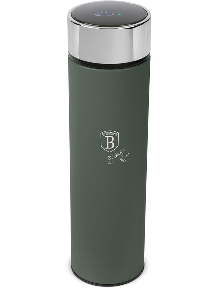 Bidon LED w kolorze zielonym - 500 ml