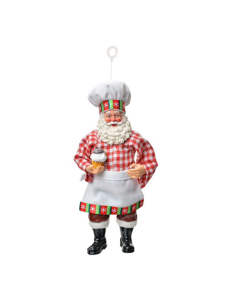 Zawieszka dekoracyjna ze wzorem - wys. 17 cm
