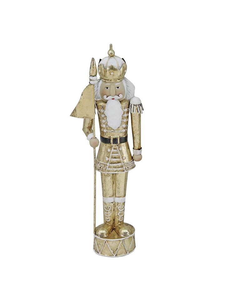 Figurka dekoracyjna w kolorze złotym - wys. 40 cm