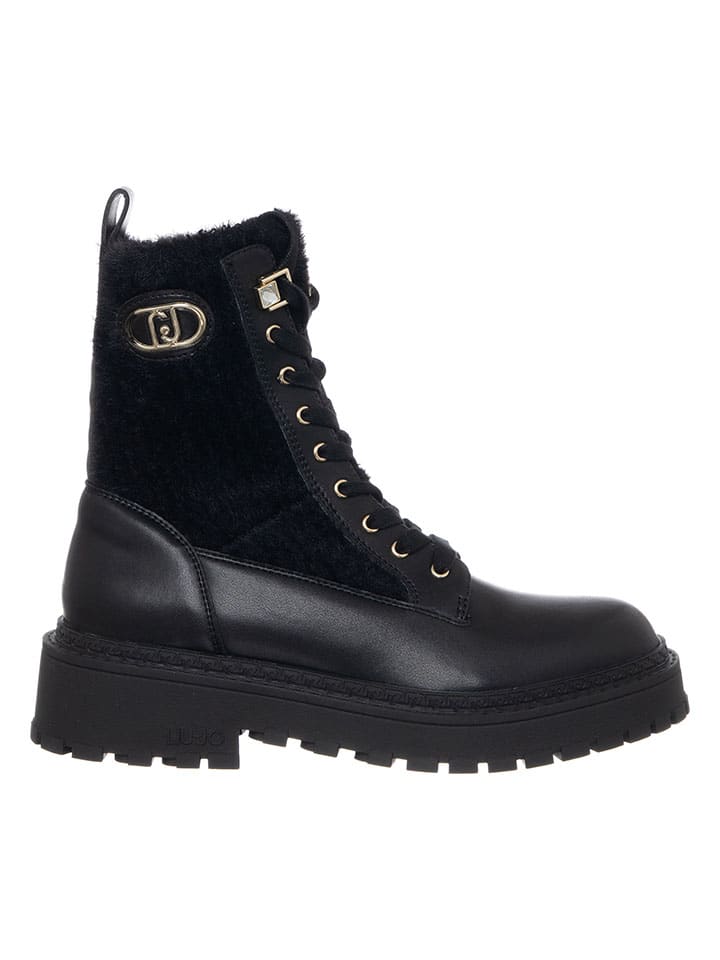 Leren boots zwart