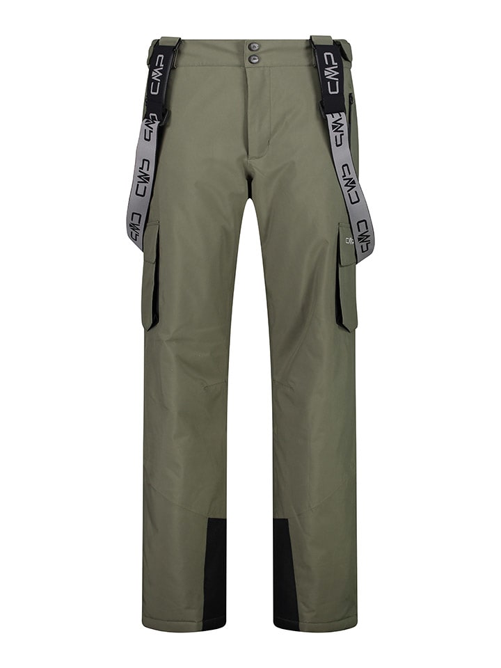 Spodnie narciarskie w kolorze khaki