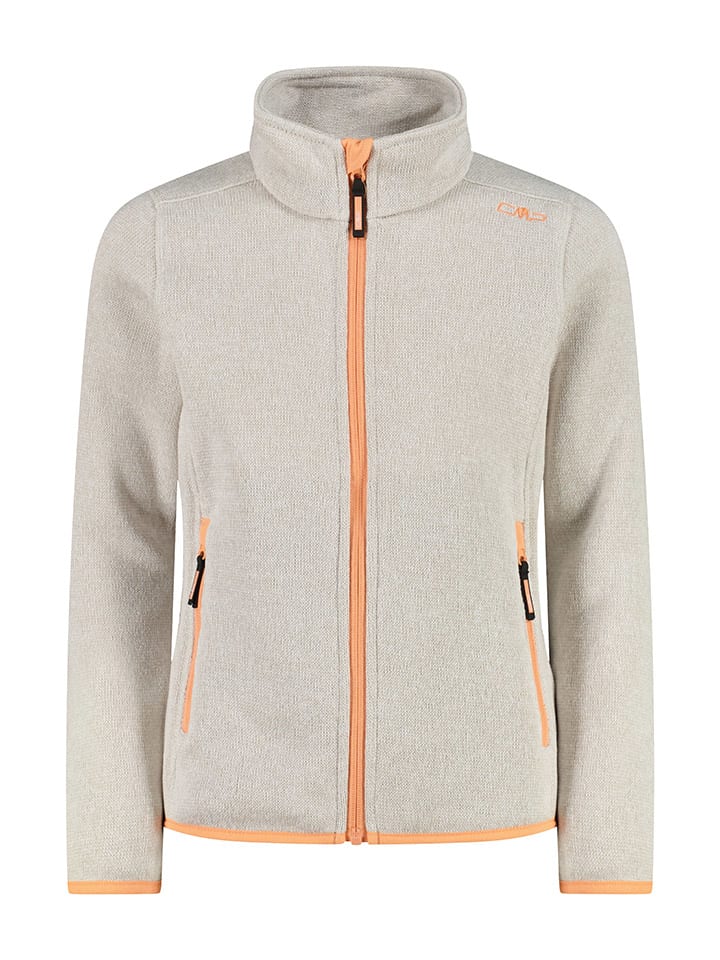 Fleecejacke in Beige
