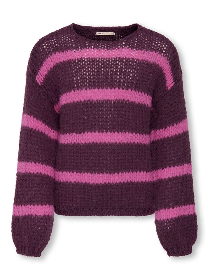 Pullover "Nordic" in Lila/ Rosa