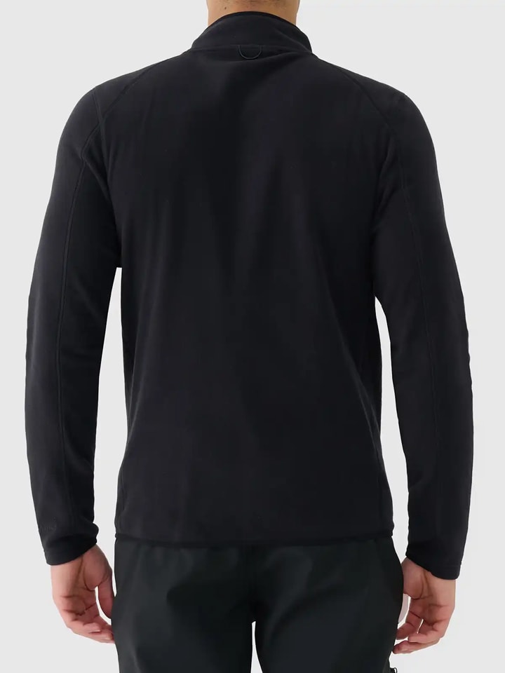 Fleecejacke in Schwarz