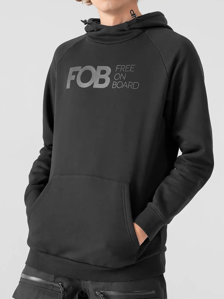 Hoodie in Schwarz