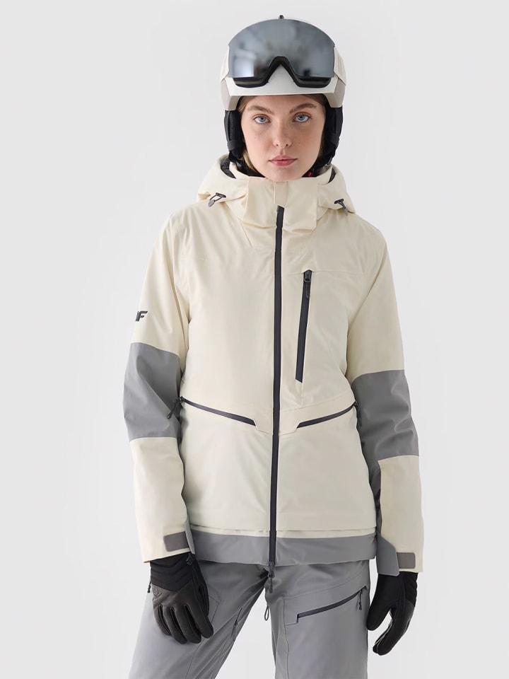 Ski-/ Snowboardjacke in Creme
