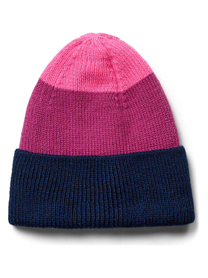 Mütze "Agan 803" in Dunkelblau/ Pink