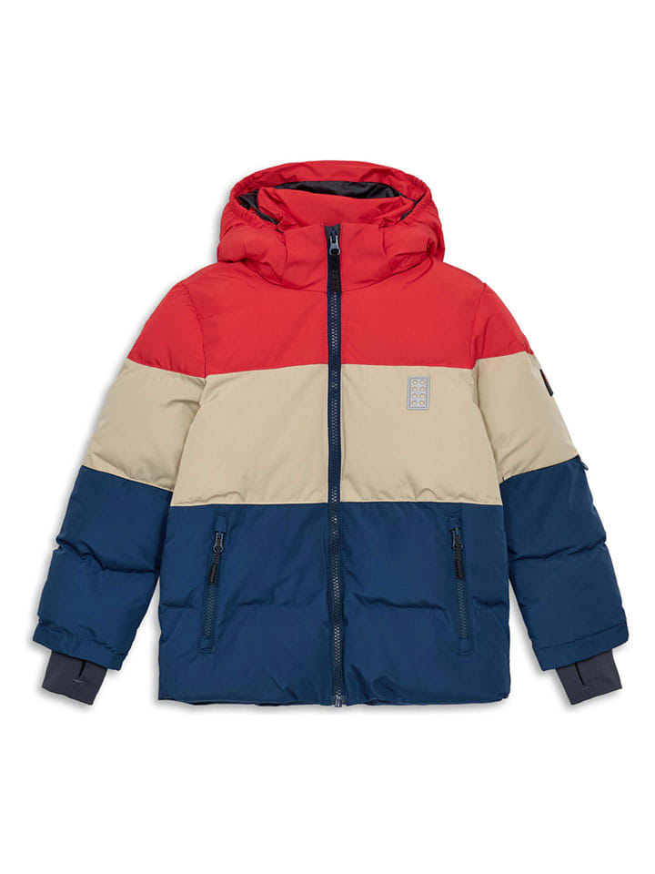 Ski-/Snowboardjas "Jaz 805" donkerblauw/rood
