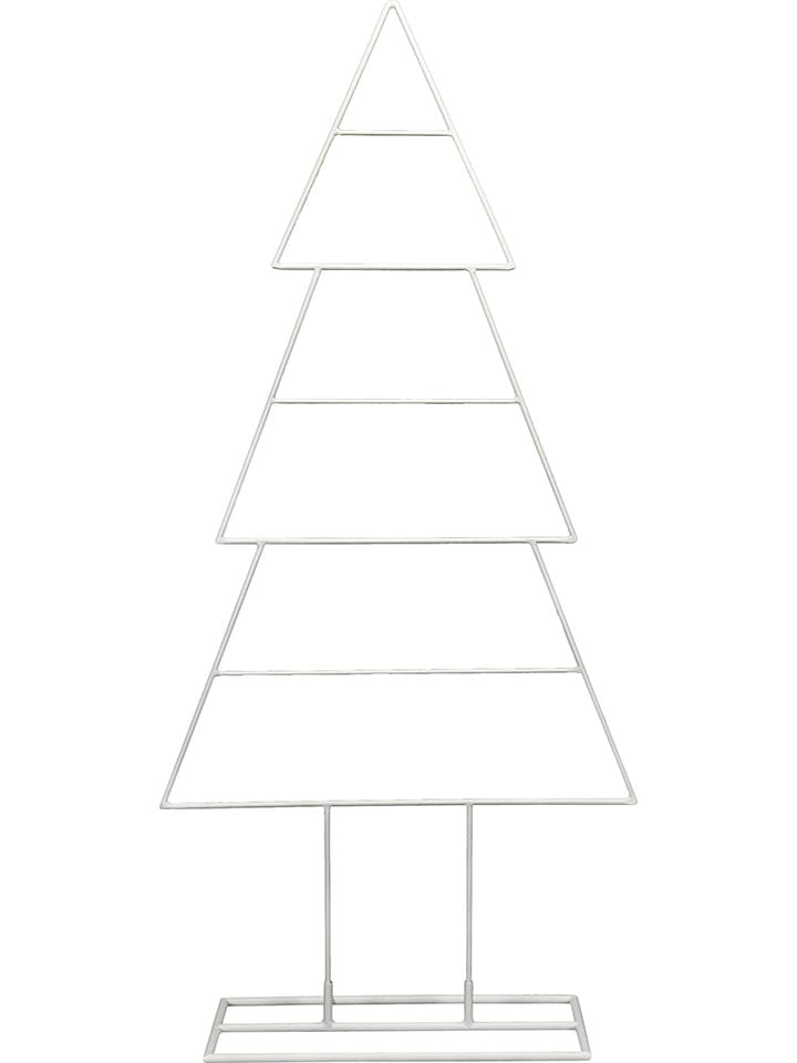 Figurka dekoracyjna "Tree" w kolorze białym - 54,5 x 117 cm