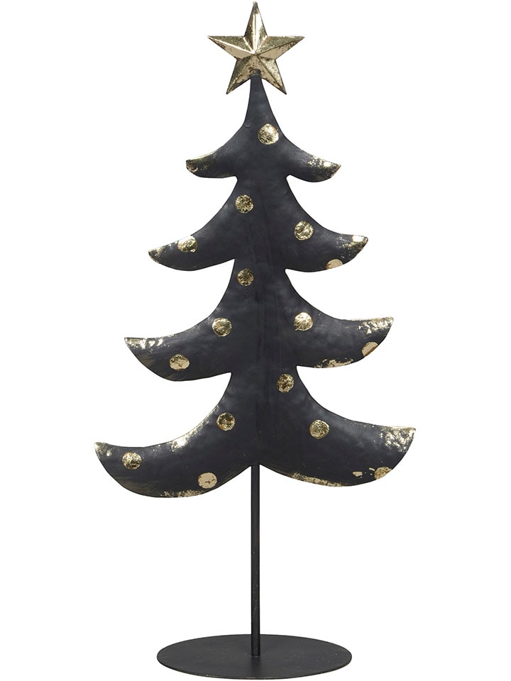 Decofiguur "Boom" zwart - (B)25 x (H)50 cm