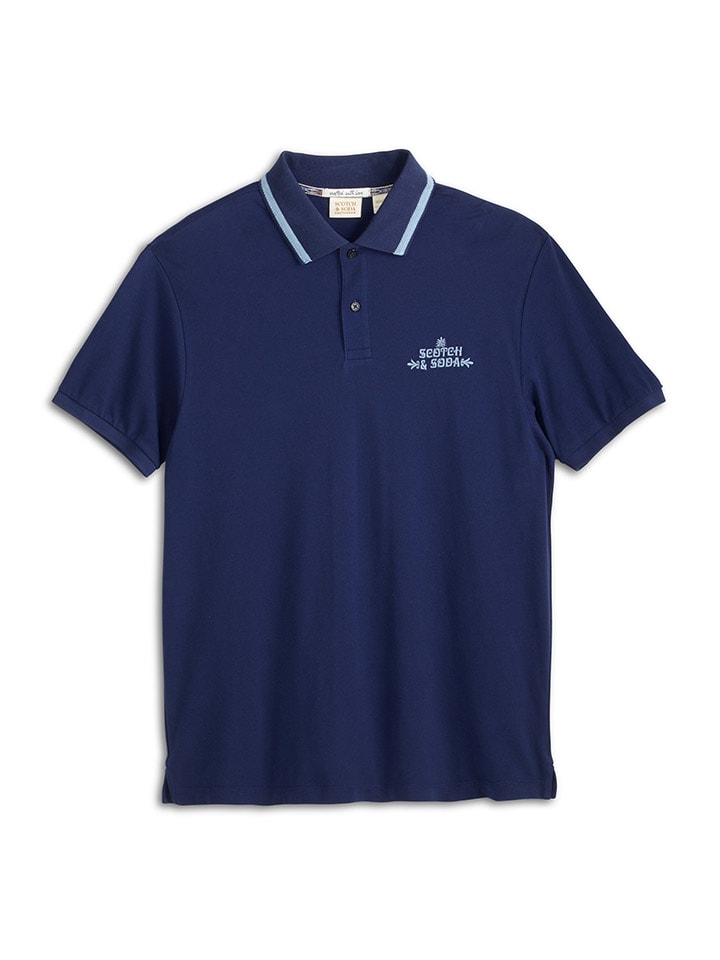 Koszulka polo w kolorze granatowym